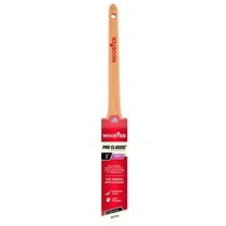 Wooster Genuine 1" Pro Classic White China Bristle Thin Angle Sash Paintbrush # Z1216-1