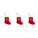 thumbnail image 5 of Toystoory Calcetín de Papá Noel personalizable de tela - Regalo para niños y adultos Variedad de estilos a elegir Rojo grande O Type1 NO1, 5 of 6
