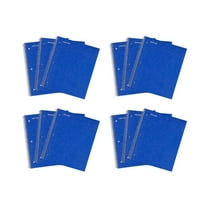 Mintra Office Durable Spiral Notebooks, 1 Subject, 100 Sheets, College Ruled 12 Pack