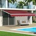 thumbnail image 1 of Auvent rétractable manuel Outsunny 10'x8 ', 1 of 10