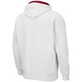 thumbnail image 3 of Men's Colosseum White Alabama Crimson Tide Arch & Logo 3.0 Full-Zip Hoodie, 3 of 3