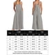 thumbnail image 2 of Mamelucos Sin Mangas Mamelucos para mujer Monos a la moda con botones Monos con peto de pierna ancha (gris claro XXXL) Kuymtek para Mujer Gris claro T 3EG, 2 of 6