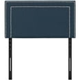thumbnail image 4 of Hawthorne Collection Fabric Upholstered Twin Headboard in Azure, 4 of 4