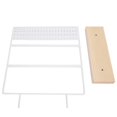 thumbnail image 1 of Earrings Rack Metal Ear Studs Pendant Earrings Jewelry Holder Display Stand OrganizerWhite, 1 of 4