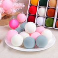 thumbnail image 4 of 12 Piezas de Bolas Colgantes de Navidad para Fiestas Navideñas, Bolas de Navidad, Bolas Redondas de Peluche para Hacer Tú Mismo, Caja de Regalo, Adornos para Árbol de Navidad C, 4 of 5