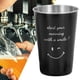 thumbnail image 5 of Vasos de acero inoxidable de 500 ml, irrompibles, para bebidas frías o calientes. Ideales para bares, hogares, restaurantes y cocinas. Estilo C, 5 of 9