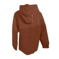 thumbnail image 5 of GEWSEY Women's Quilted Pullover Puffer Jacket Packable Hooded Oversize Winter Coat Tops (Brown, XL), 5 of 8
