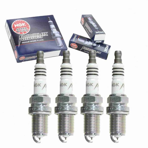 4 pc NGK Iridium IX Spark Plugs compatible with Volkswagen Tiguan 2.0L L4 2009-2017