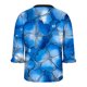 thumbnail image 5 of TaTaai Women's Lightweight V-Neck Top Printed Ruched Front Flared Half Sleeve Breathable Summer Blouse Daily Office Beach Wear Gift, 5 of 6