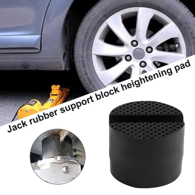 1Pcs 5cm Slotted Frame Blocks Rail Floor Jack Guard Adapter Rubber Pads
