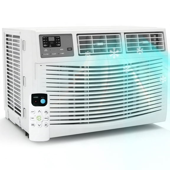 PhiloDeco 18000 BTU Window AC – Smart Control, 3-in-1 Dehumidifier & Fan, Cools 1000 sq. ft., Quiet, Energy-Saving, 24H Timer, 208/230 VOLTS