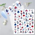 thumbnail image 3 of JYYYBF Christmas Nail Stickers, Self-adhesive Santa Claus Snowflake Elk Pattern Winter Nail Design for Christmas Nail Decoration, 3 of 8