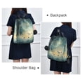 thumbnail image 4 of FORMRS Women's Travel Backpack Purse Anti-Theft Hidden Pockets Casual Shoulder Bag, Night Forest Scene, 4 of 7