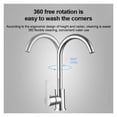 thumbnail image 4 of Kitchen Water Faucet 304 Stainless Steel Cold Hot Mixer Tap 360 ° Rotation Single Handle Taps, 4 of 6