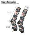 thumbnail image 5 of Balery Vintage Floral Fun Novelty Socks Men'S Women'S Crew Socks Funny Crazy Novelty Socks Quirky And Cool Socks, 5 of 9