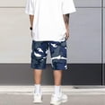 thumbnail image 5 of Dresfit Camo Shorts for Men Drawstring Long Cargo Shorts 2026 Summer Wide Leg Outdoor Cropped Pants Big and Tall Baggy Camouflage Work Bermuda Shorts 3XL, 5 of 6