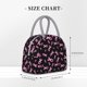 thumbnail image 2 of Balery Breast Cancer Awareness Bolsa de Almuerzo para Mujeres, Caja de Almuerzo, Bolsa de Almuerzo Pequeña Impermeable, Tote de Almuerzo Reutilizable con Gran Capacidad, 2 of 6