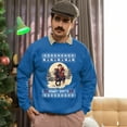 thumbnail image 5 of Christmas Sweatshirt, Howdy Santa Cowboy Riding Horse Christmas Sweatshirt, Western Ugly Sweater, Rustic Crewneck for Parties & Gifts, 5 of 5