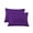 Purple, variant on 500 Thread Count Egyptian Cotton Pillow Shams, 2-Pack –Pillow Covers for Ultimate Comfort – Elegant Design with Central Envelope Closure, Euro Size (Non-Standard) (26" x 26") Black Solid