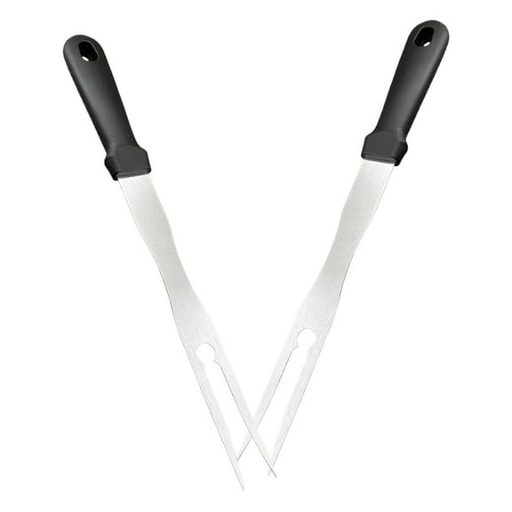Hytrove 2Ud Tenazas Para Asar Malvaviscos De Inoxidable Con Mango De Plástico Multicolor Para Cocina Y Camping