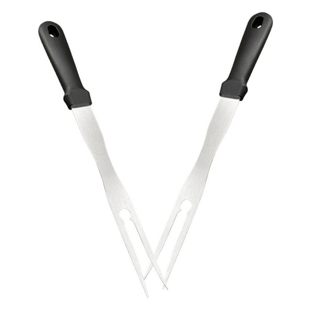 Hytrove 2Ud Tenazas Para Asar Malvaviscos De Inoxidable Con Mango De Plástico Multicolor Para Cocina Y Camping