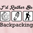 thumbnail image 3 of CafePress - I'd Rather Be Backpacking T Shirt - Women's Classic T-Shirt, 3 of 4