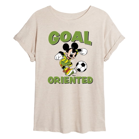 Disney - Soccer Goal - Women's Oversized T-Shirt