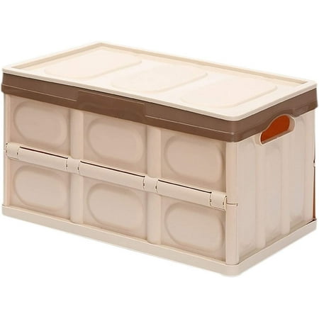 Lesbye Set Of 4 Foldable Storage Cube, Plastic Collapsible Cube Organizer, Grey