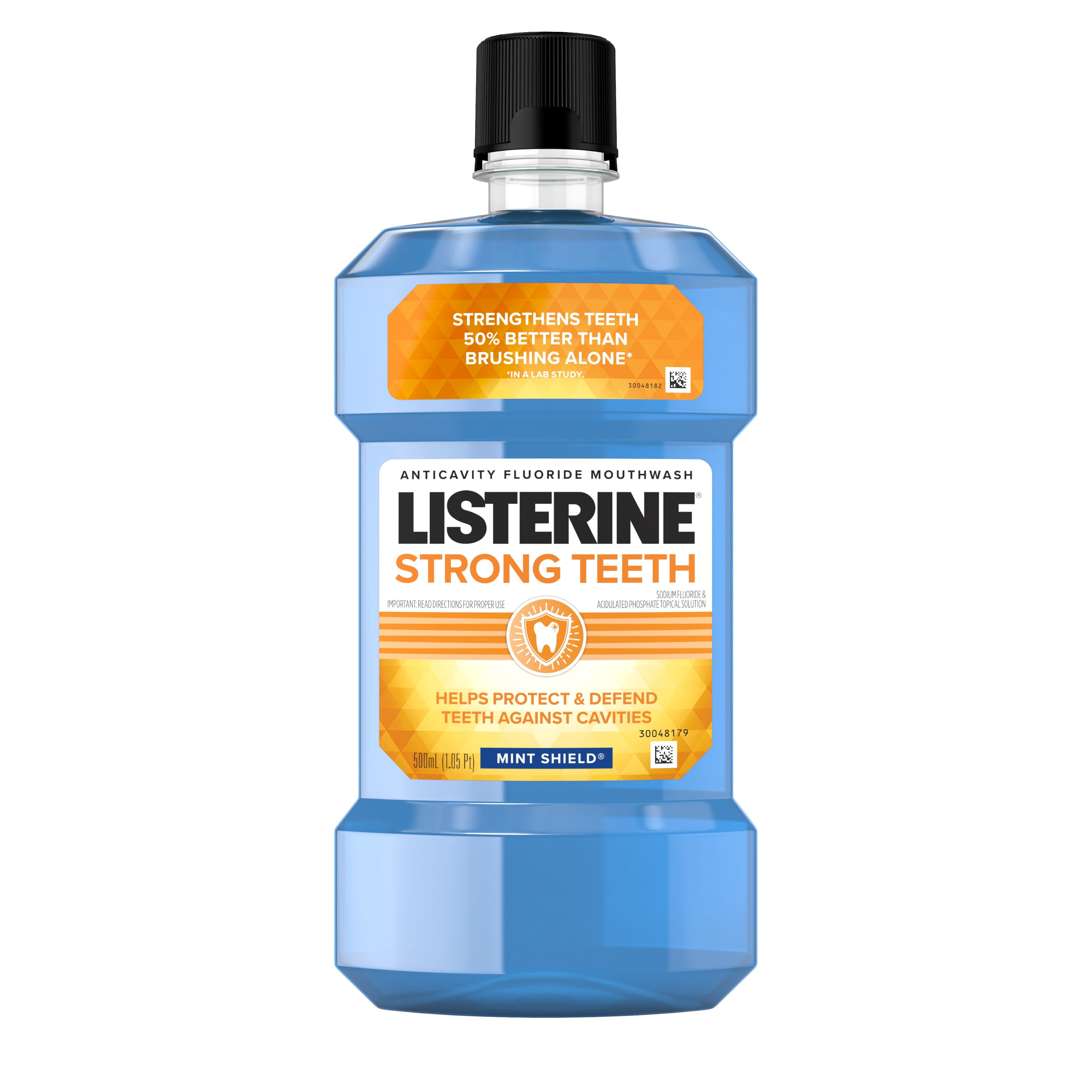 Listerine Strong Teeth Anticavity Fluoride Mouthwash Mint 500 mL Listerine Strong Teeth Anticavity Fluoride Mouthwash Mint 500 mL