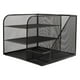 thumbnail image 5 of Organizador de archivos de escritorio, estante de almacenamiento de gran capacidad de metal para suministros de oficina, soporte para documentos, esta, 5 of 9