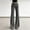 *Black, variant on ClodeEU Women's Striped Flare Pants,Low Rise Drawstring Waist Wide Leg Trousers Black,Womens Plus L