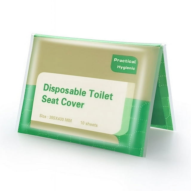 Paquete de exportación de 10 piezas de alfombrilla de baño desechable con agua soluble para viaje, papel higiénico