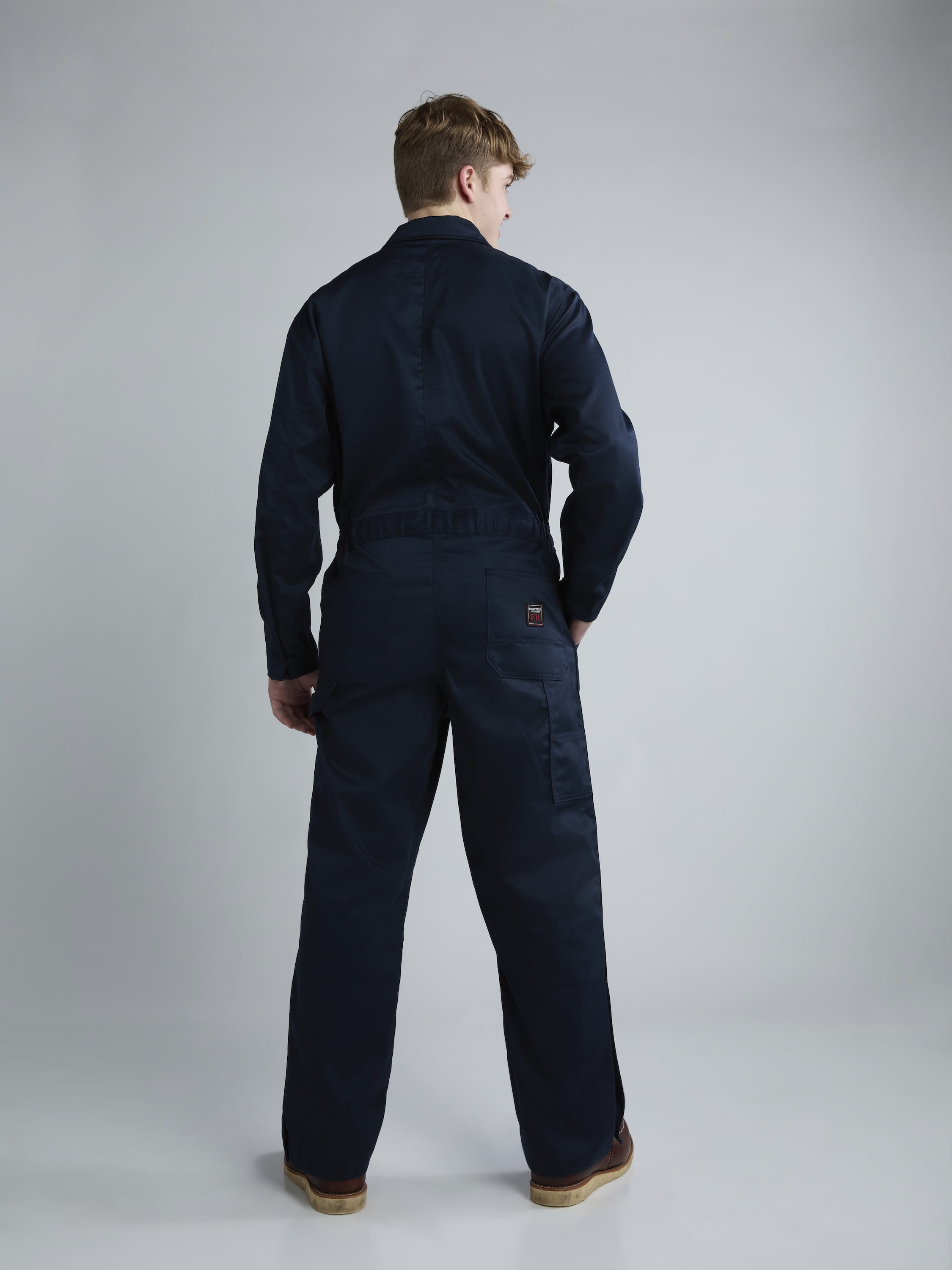 Bass Creek Outfitters Men's Flame Resistant Twill Coverall, Sizes M-2XL