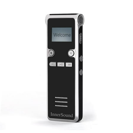 Easy Voice Recorder Digital Voice Activated Recorder - Easy HD Recording Of Lectures And Meetings With Double Microphone, Noise Reduction Audio, High Quality Sound, Portable Mini Tape Dictaphone, MP3, USB, 8GB ()