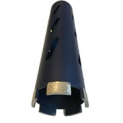 2 1/2" Laser Welded Dry Diamond Core Drill Bits for Cutting Concrete and Asphalt, 2 1/2" Diameter x 11" Length
