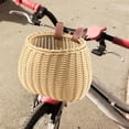 thumbnail image 1 of Cesta de bicicleta para niños DYNWAVEMX cesta tejida a mano decorativa beige, 1 of 8