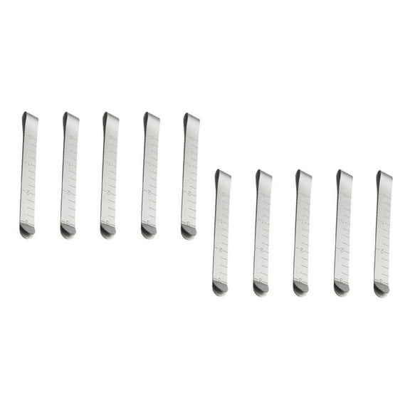 Milisten 10 Pcs Metal Sewing Clip Hemming Marking Clips Silver Alloy Holding Fabric in Place for Sewing Enthusiasts