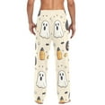 thumbnail image 4 of FORMRS Mens Pajama Pants with Pockets Sleepwear Lounge Bottoms Sizes S-2XL, Halloween Black Pumpkins, 4 of 7