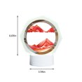 thumbnail image 3 of xjwjuw Moving Sand Art Lamp – 6.69in Sandscape Lamp, 360° Rotating Quicksand Light, USB RGB Color Changing Table Lamp, Liquid Sand Art for Bedroom, Living Room, Desk Decoration, Gift Ideas, 3 of 7