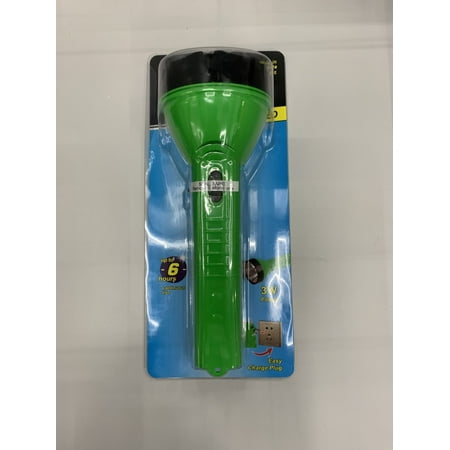 3W Super Bright LED Flashlight with Rechargeable Plug-in with External Plug