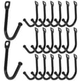 thumbnail image 1 of Gancho pequeño de hierro forjado para 20 piezas, ganchos de pared resistentes, herramientas de garaje, gancho colgante, ganchos de Metal, 1 of 8