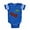 Royal Blue, variant on CafePress - Plaid Cherries - Cute Infant Baby Football Bodysuit