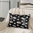 thumbnail image 2 of Pofeuu Swan And Dragonflies Print Satin Pillowcase for Hair and Skin Pillow Cases, Silk Pillow Cases, Soft Cooling Pillow Covers, 20x30 Inches（Pillow core not included）, 2 of 7