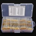 thumbnail image 1 of 400 Pcs Résistances en Carbone 1/2 Watt 16 Valeurs Différentes 10Ohms à 1Mohm Kit de Composants Assortiment de Résistances en Film Métallique, 1 of 8