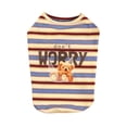 thumbnail image 1 of Dog Shirt Vest Lightweight Stretchy Dog T-Shirts Soft Cool Pet Shirts Sleeveless Stripe Vests Breathable Clothes for Puppy Kitty Cats Small Medium Dogs, 1 of 8