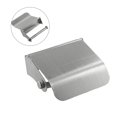 thumbnail image 3 of Chrome Finish Toilet Tissue Roll Wall Mounted Holder Paper Stand Dispenser, 3 of 10