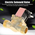 thumbnail image 3 of 1/2 12v Solenoid Valve - Normally Closed Brass Electric Watering D Valve For Control, 3 of 4