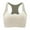 Beige, variant on Sngxgn Sport Bras Padded Strappy Cropped Bras for Yoga Workout Fitness Low Impact(Grey,M)