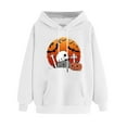 thumbnail image 3 of Craaazy Hoodies For Women Long Sleeve Hooded Sweatshirt Halloween Running Hooded Drawstring Tops With Pockets Gifts For Women, 3 of 5