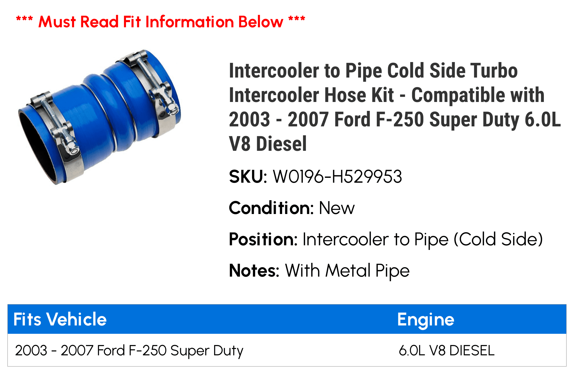 3.5" Intercooler Pipe Kit Cold Side Fit Ford F-150 3.5L EcoBoost 2011-2014 12 13 - View #9